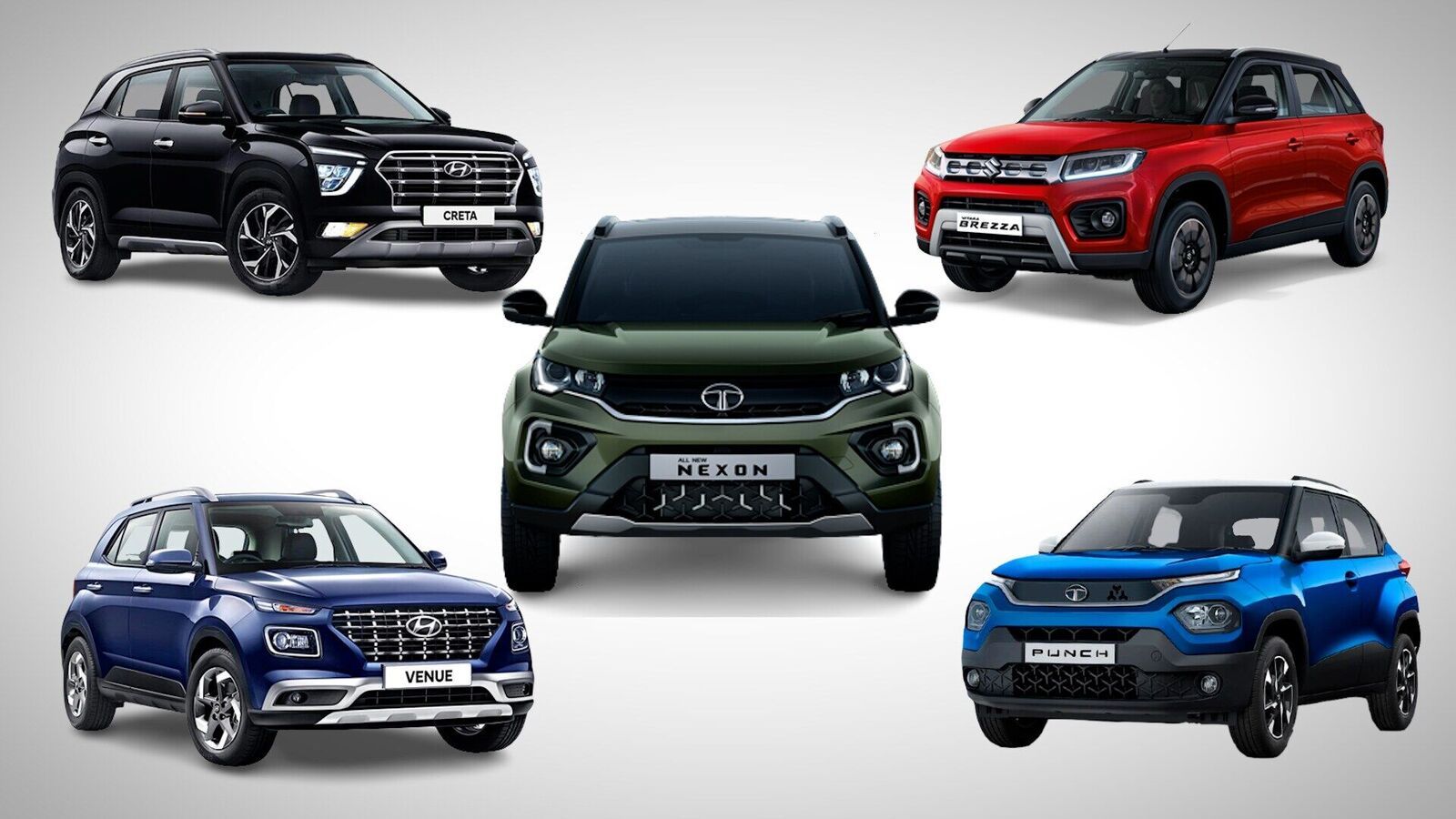 5 Seater Vehicles